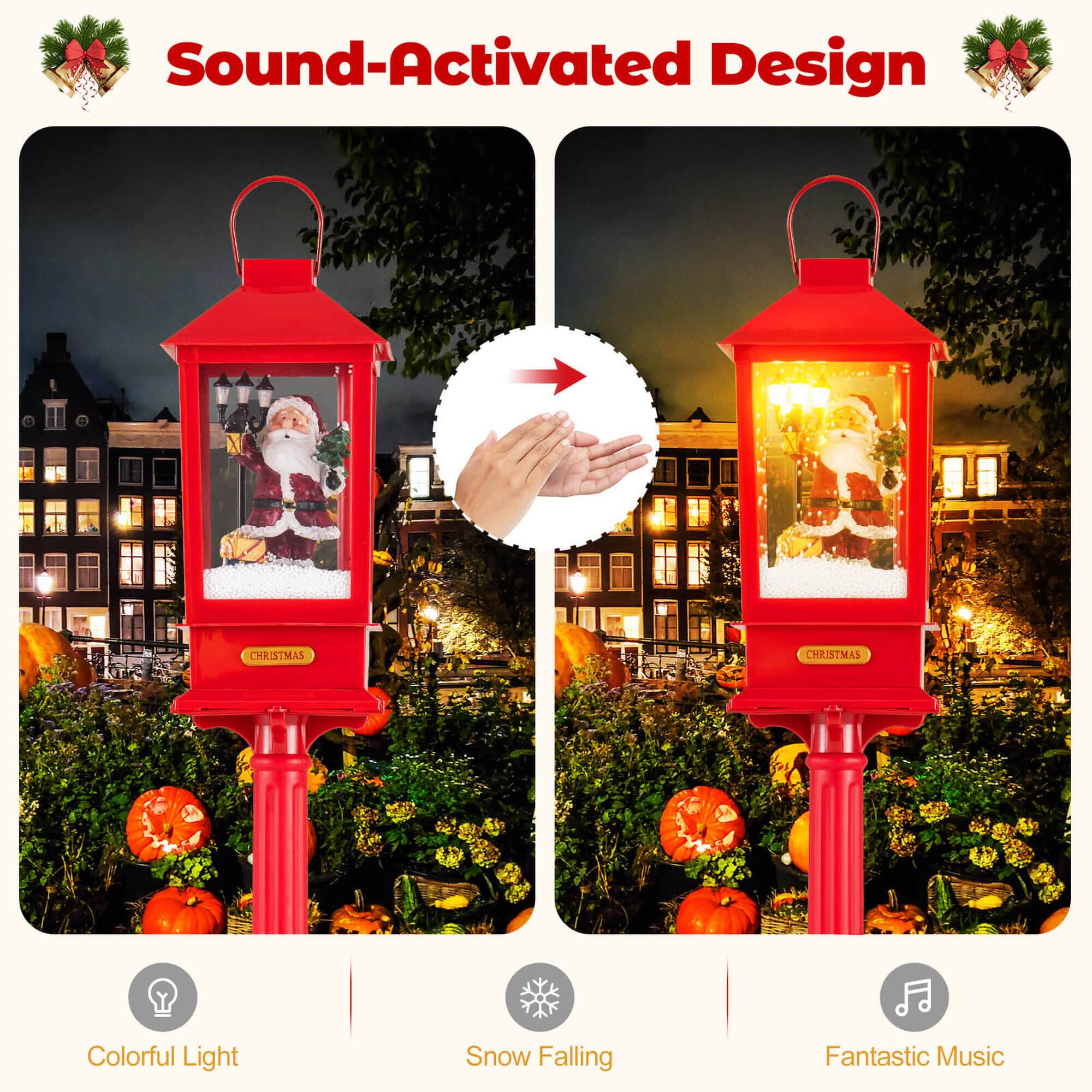 Sound-Activated Design

- Colorful Light
- Snow Falling
- Fantastic Music