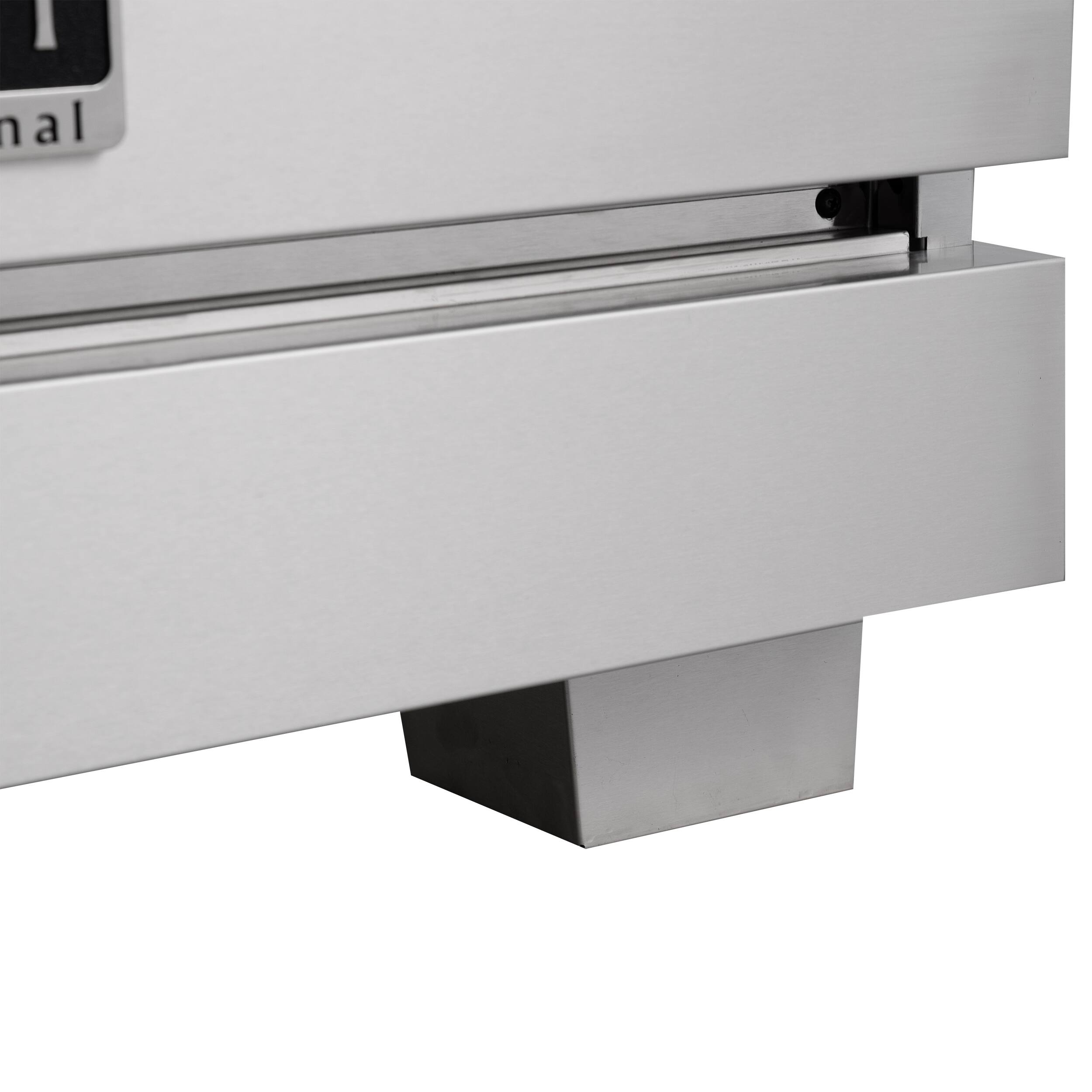 Alt View 8. Kucht - 30 Inch Induction Range in Stainless Steel with 4 Elements and Bridge Zone - Stainless Steel.