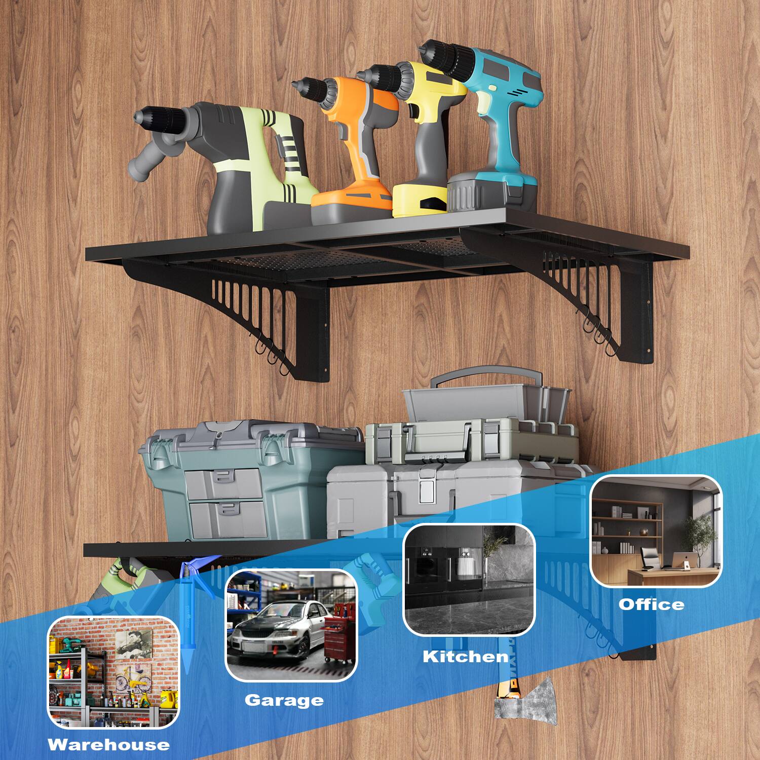 5 Office 1 - | - I - - | Kitchen Garage Warehouse