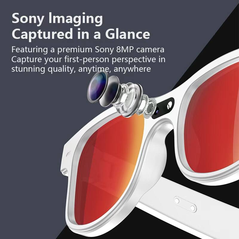 Sony Imaging  
Captured in a Glance  

Featuring a premium Sony 8MP camera  
Capture your first-person perspective in stunning quality, anytime, anywhere