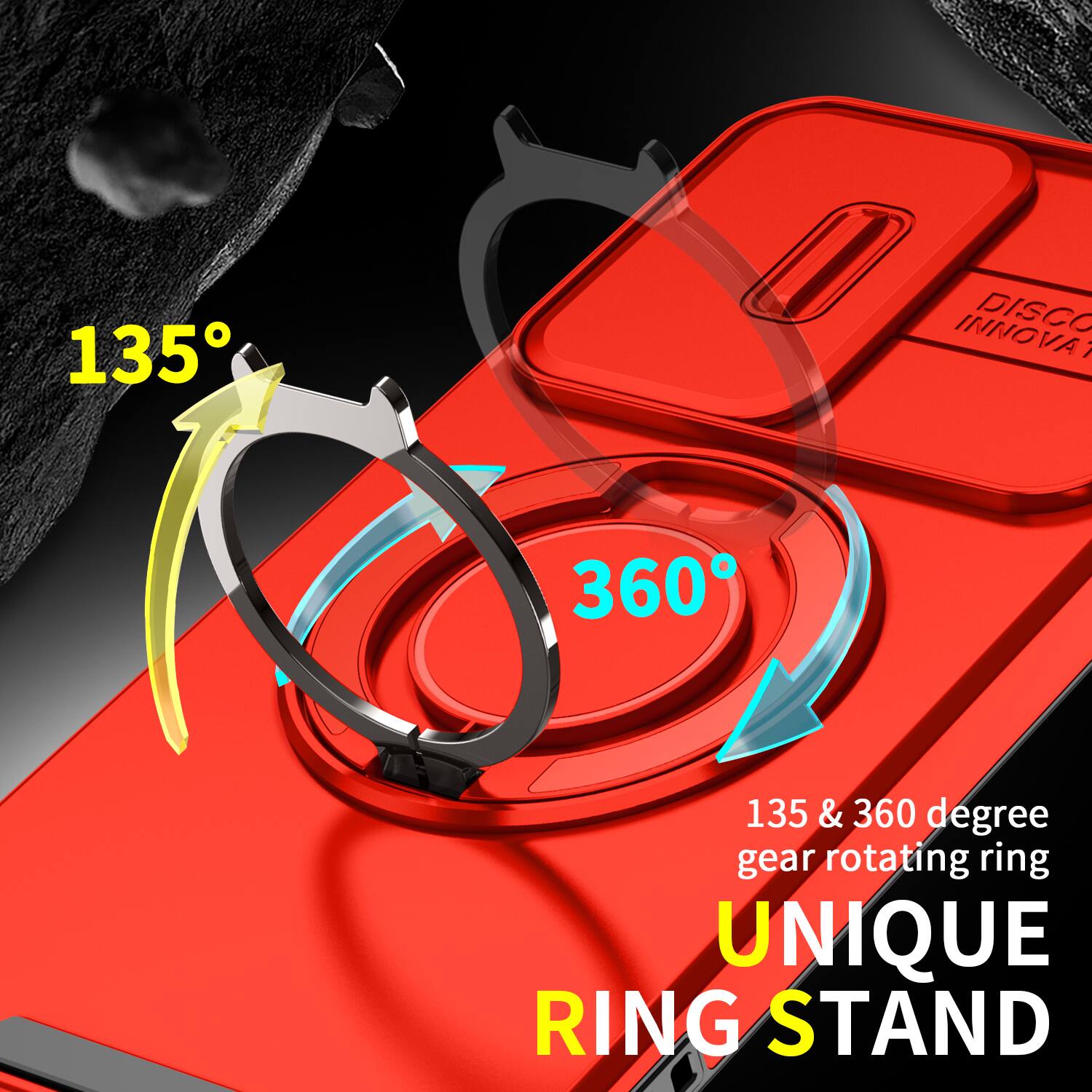 135
INNOVAT DISCO
360
135 & 360 degree gear rotating ring UNIQUE RING STAND