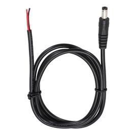 Unique Bargains - DC Power Pigtails Cable, 5.5x2.5mm Male to Bare Wire, for PC, Laptop, Toys, Cellphone, Electronic Devices - Black