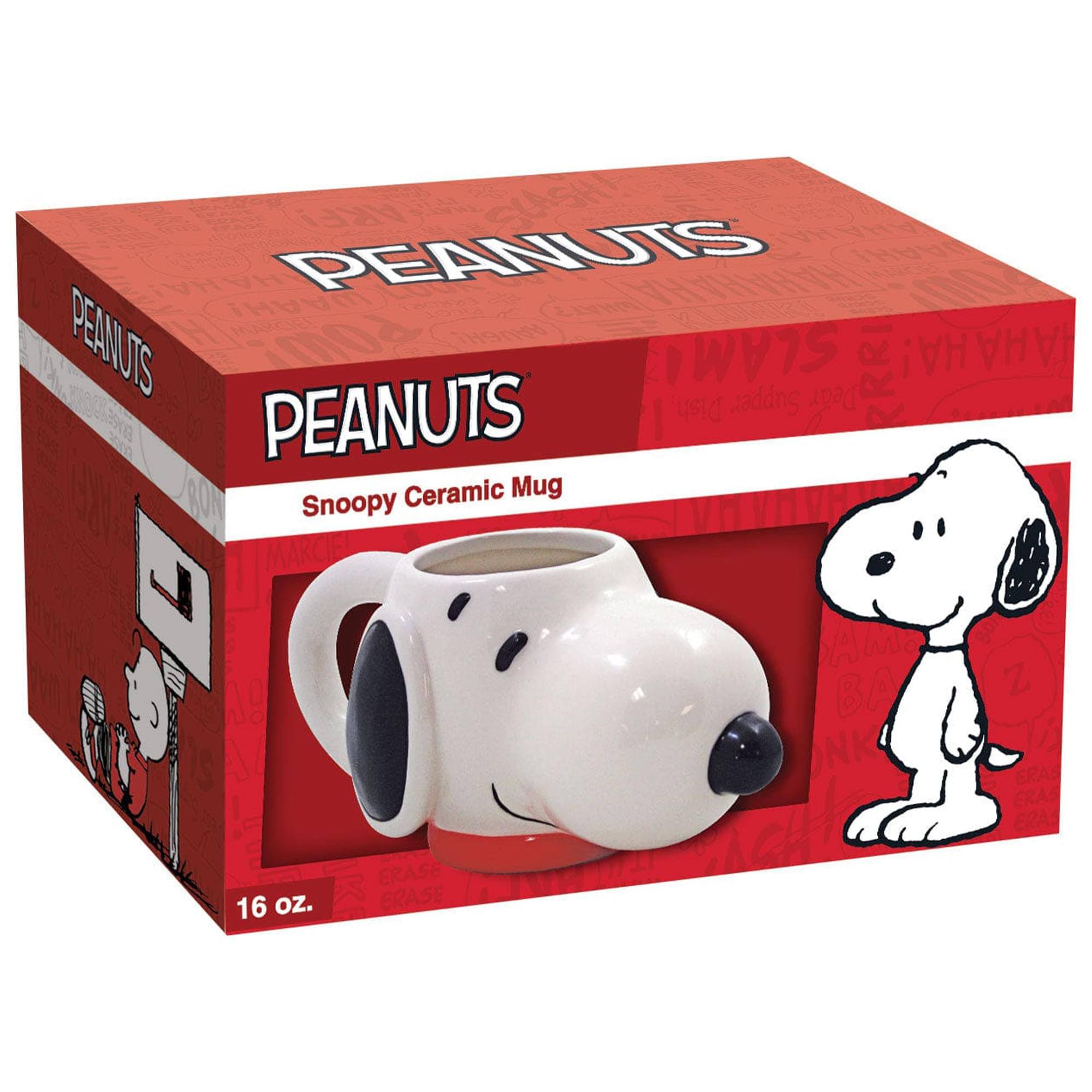 ARF! SLASH! HA! WAAH! HA PEANUTS ERROR! WHAT? HAHAHAHA PEANUTS MARCIE! AAUGH! POW! SLAM! HA! PEANUTS Dish, Supper Dear Ceramic Mug Snoopy

HAHA BA NIS

16 oz.