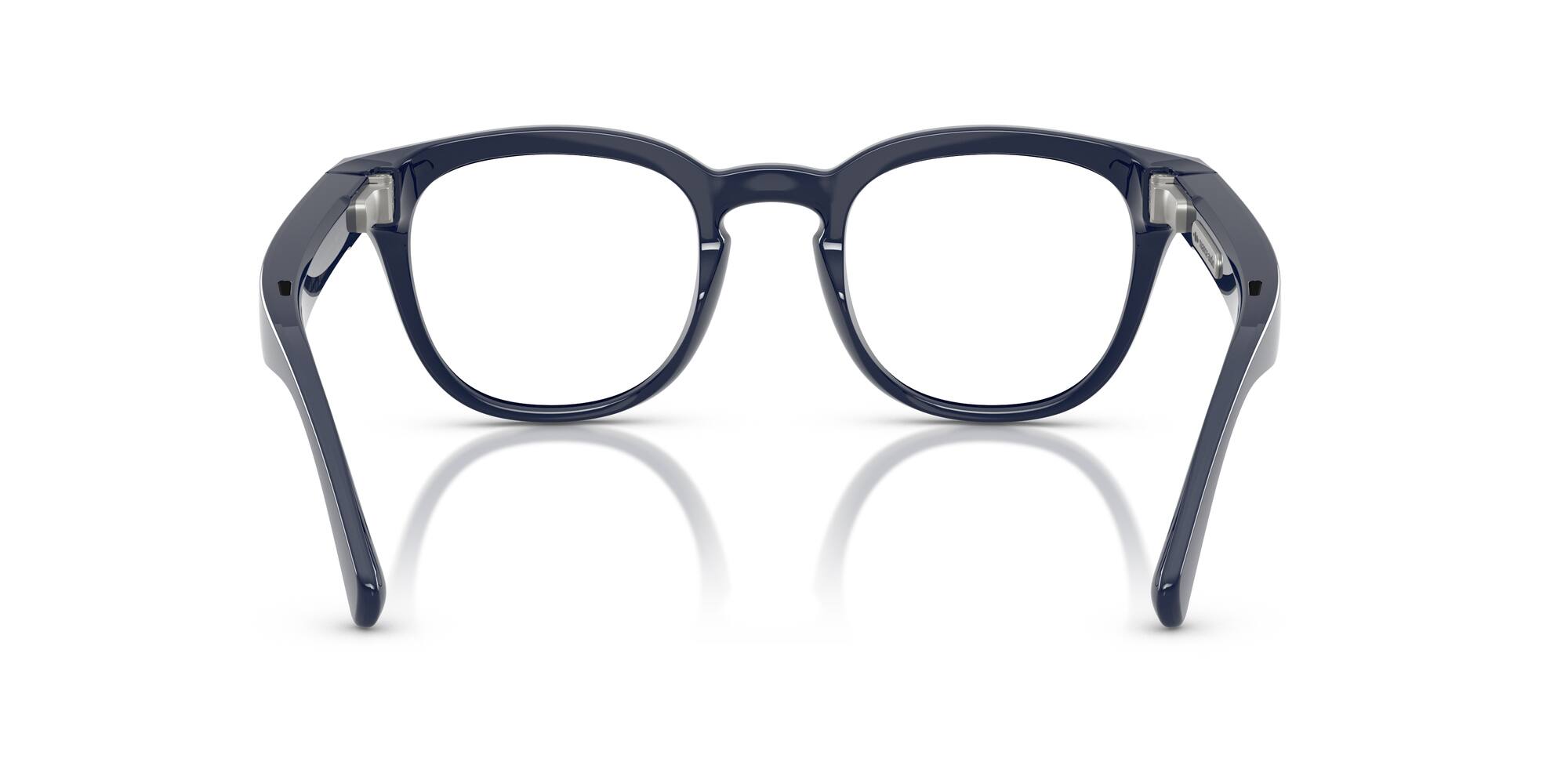 Back. Nuance - Panthos 48 Audio Glasses - Deep Blue - Transition Lens - DEEP BLUE.