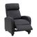 Alt View 12. CorLiving - Oren PU Recliner - Black.