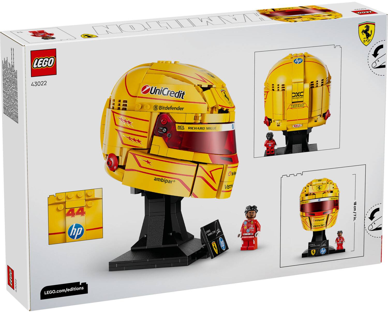 LEGO 43022  
UniCredit  
Bitdefender  
DXC  
HCL  
RICHARD MILLE  
ambipar  
hp  
LEGO.com/editions  
18 cm / 7 in