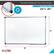 Alt View 20. Floortex - Viztex Porcelain Magnetic Dry Erase Board with an Aluminium frame - 24'' x 36'' - White.