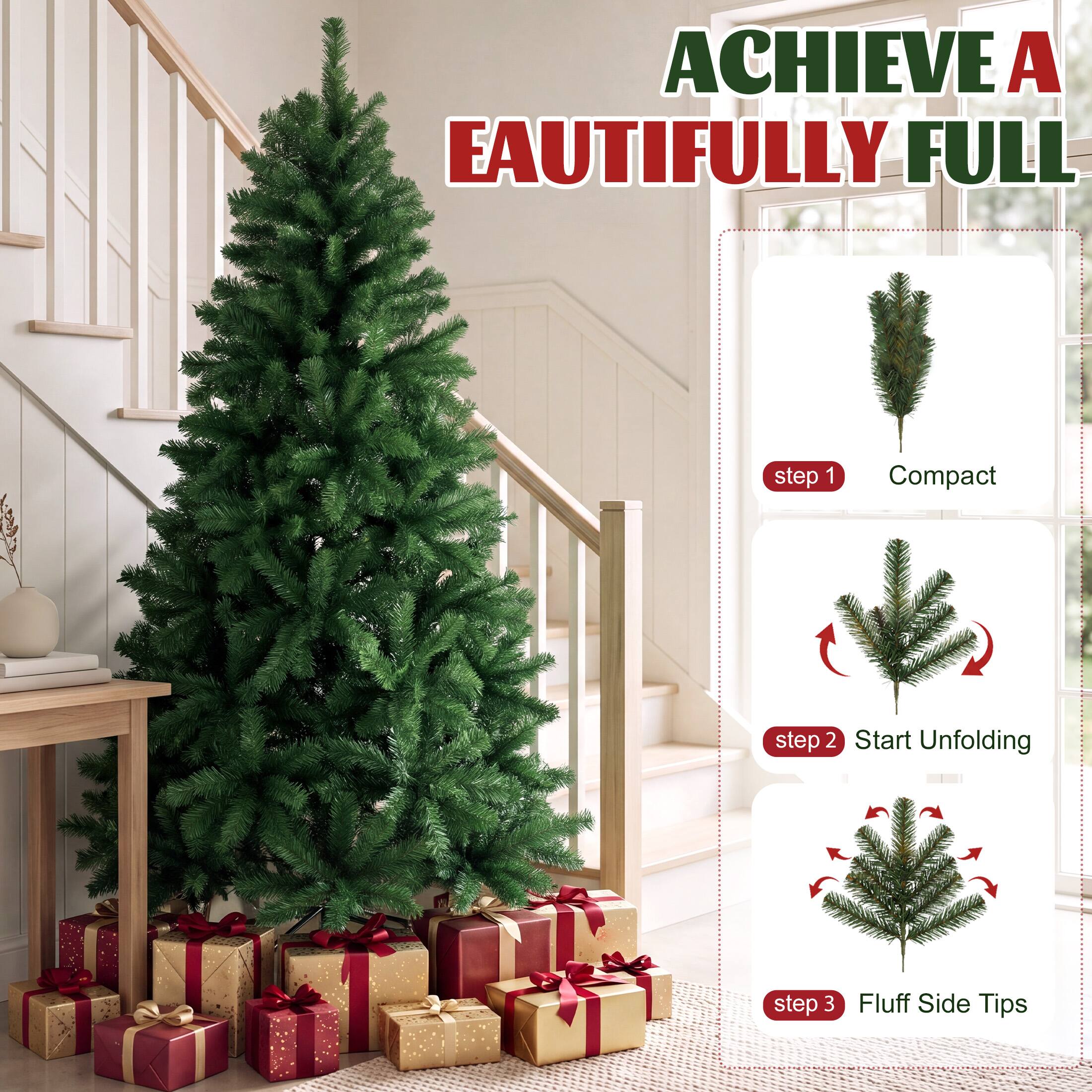 ACHIEVE A BEAUTIFULLY FULL

step 1
Compact

step 2
Start Unfolding

step 3
Fluff Side Tips