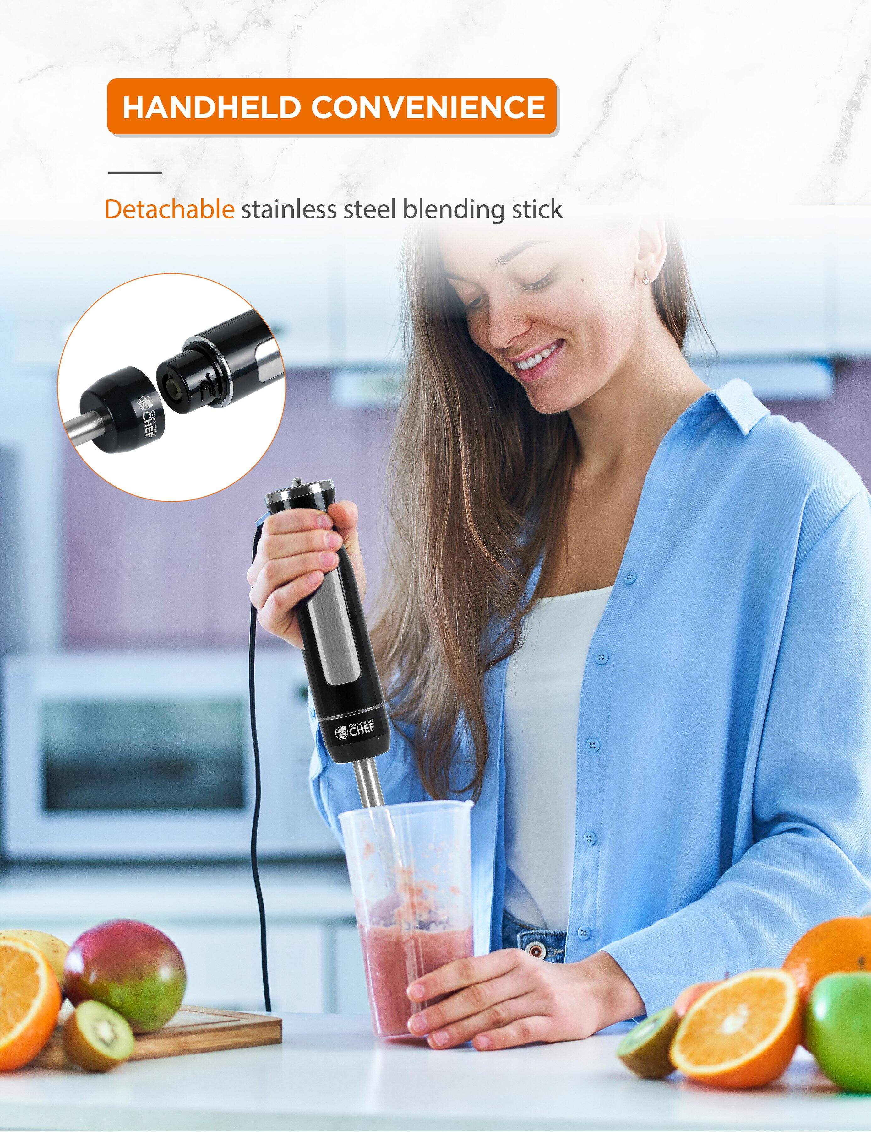 HANDHELD CONVENIENCE, Detachable stainless steel blending stick, CHEF PONA, CHEF
