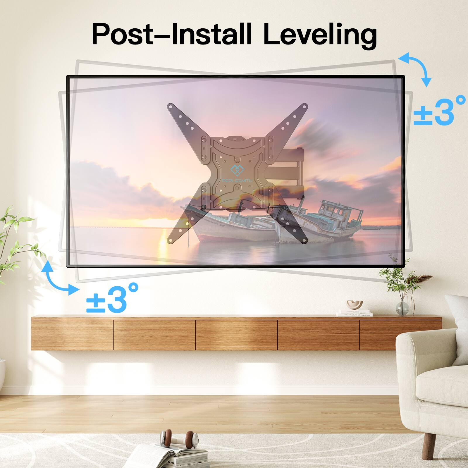 Post-Install Leveling  
±3°  
±3°