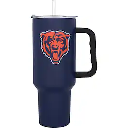 Logo Brands - Chicago Bears 40oz. Travel Tumbler with Handle - Multicolor