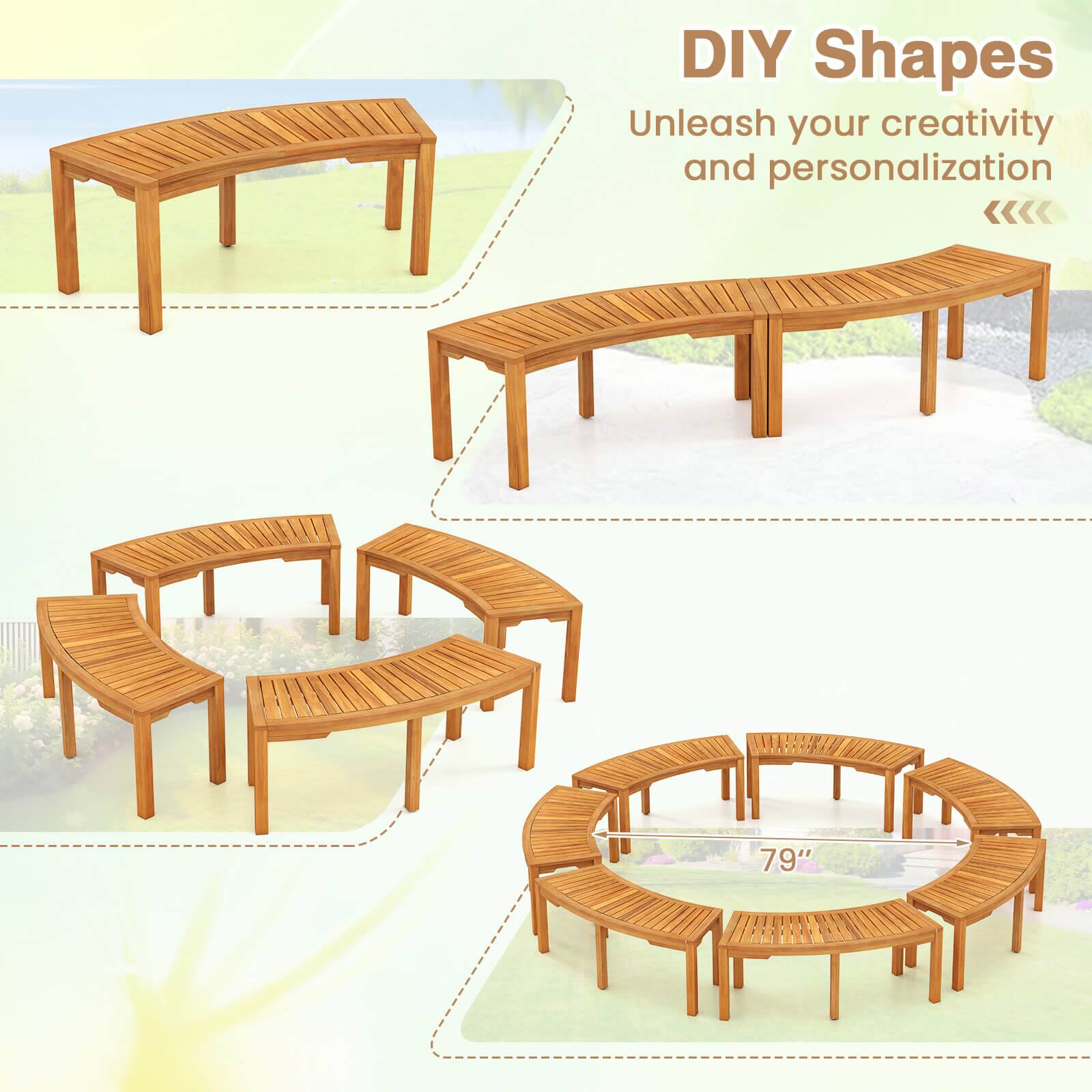 DIY Shapes  
Unleash your creativity and personalization  

79"