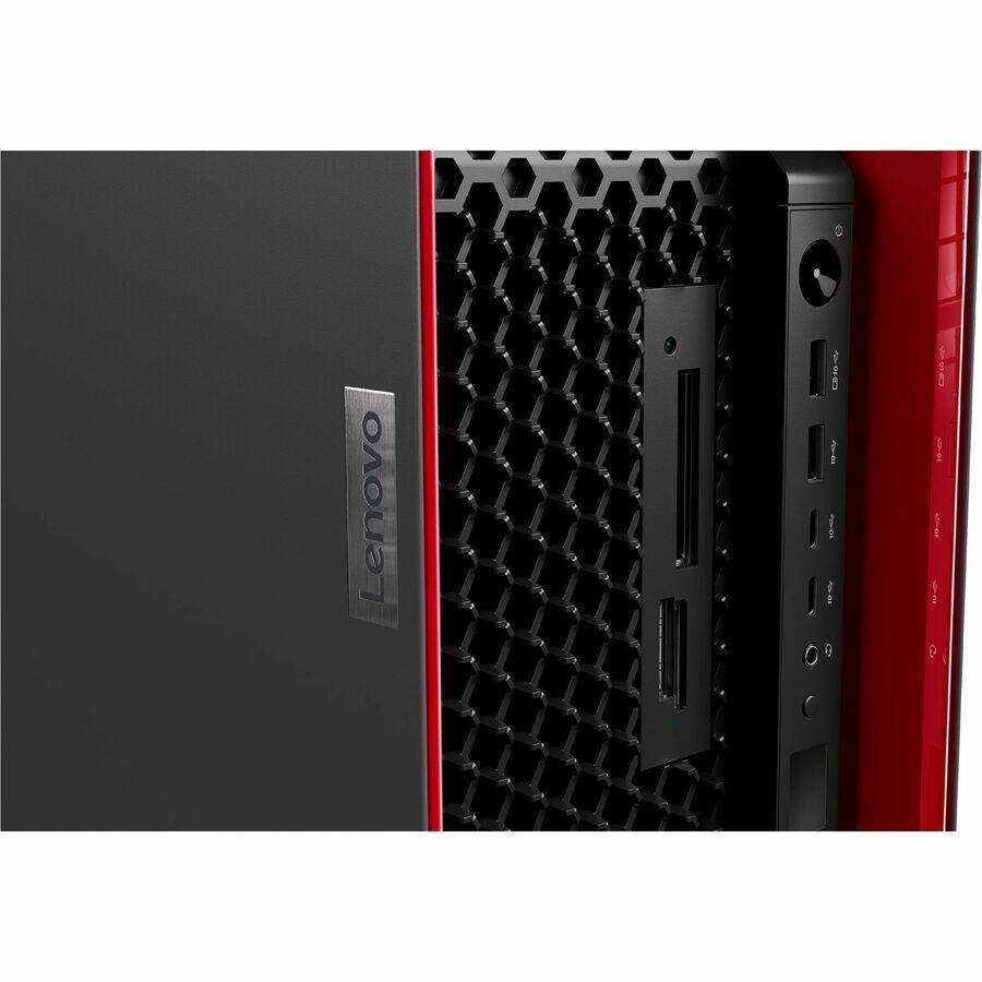 Alt View 5. Lenovo - Lenovo ThinkStation P5 30GA005QUS Workstation - 1 Xeon w3-2423 - vPro Technology - 16 GB - 512 GB SSD - Intel W790 Chip - Black.