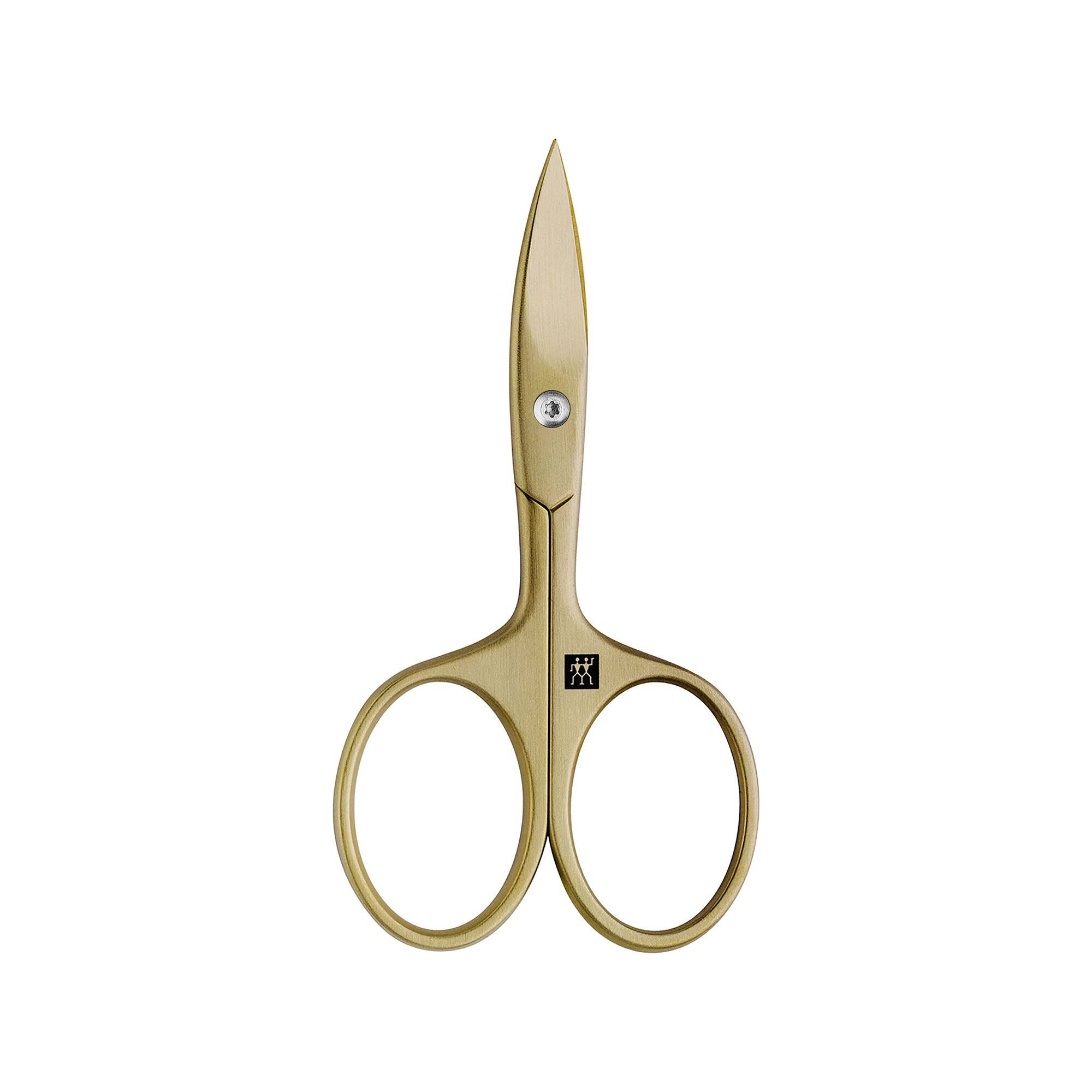 Alt View 5. ZWILLING - ZWILLING Beauty Premium 6-pc Manicure Set Gold Edition with White Leather Case, nail scissors - off-white.