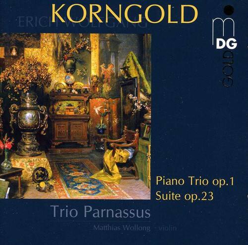 ERICH WOLFGANG KORNGOLD

KORNGOLD

Piano Trio op.1  
Suite op.23

Trio Parnassus  
Matthias Wollong - violin

DG