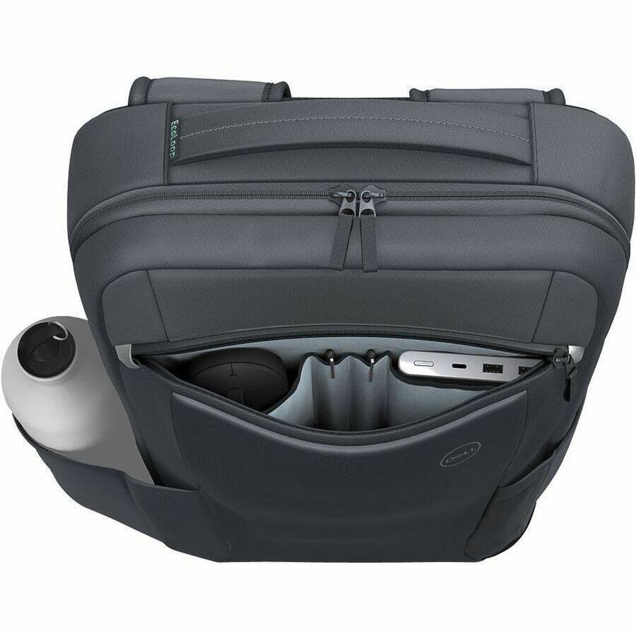 Alt View 1. Dell - Dell EcoLoop Pro Carrying Case (Backpack) for 15.6" Notebook, Document, Tablet, Accessories, Gear - Black - Weather - Black.
