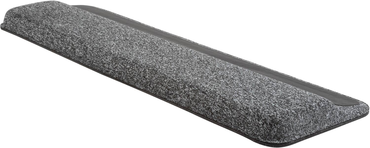 Alt View 1. Allsop - Premium Plush Angled  Wrist Rest - GRAY.