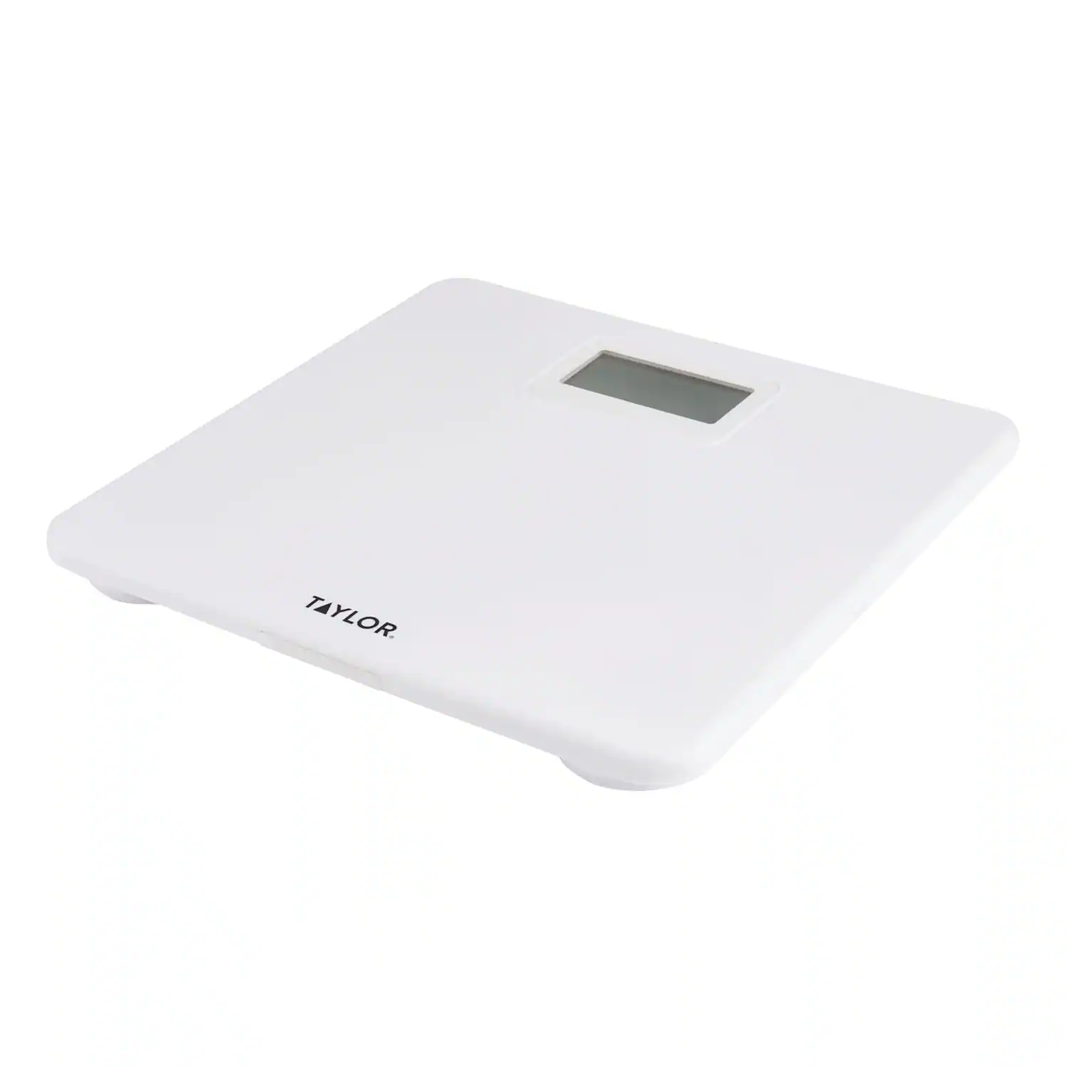 Left. Taylor Precision Products - Digital Plastic Bath Scale 330-Lb Capacity - White.