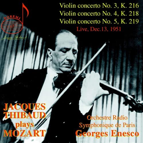 Jacques Thibaud - Jacques Thibaud Plays Mozart   - COMPACT DISCS [CD] price history on PriceWatchPro