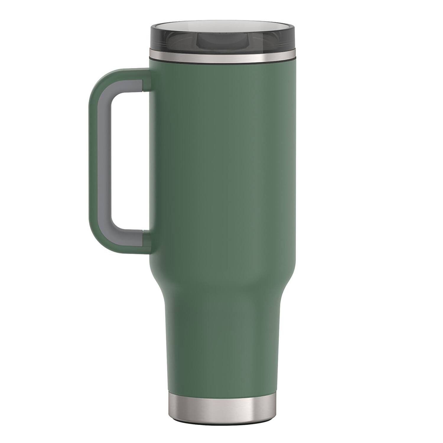 Alt View 9. Thermos - Thermos 40 oz Stainless Steel Cup Holder Mug w/ Straw - Alpine Green - Alpine Green.