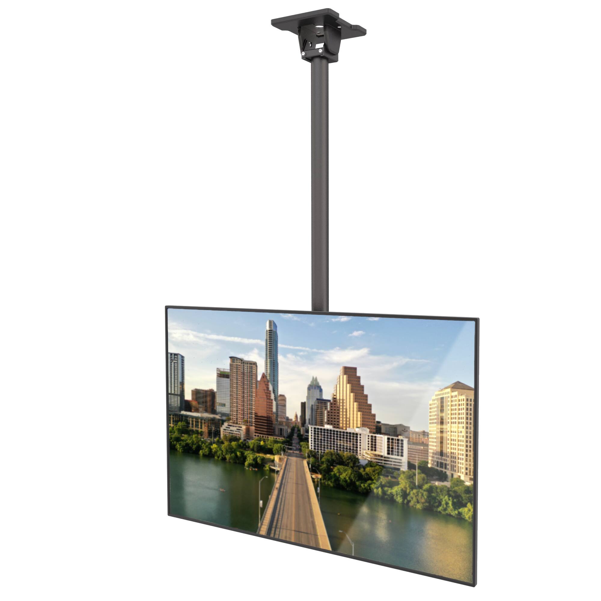 Angle. Kanto - Kanto CM600SG Stainless Steel Full-Motion Outdoor Ceiling Mount for 37" - 70" TVs - Black.