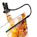 Front. OttLite - Clip-On LED Easel Lamp - Black.
