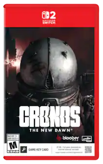2 NINTENDO SWITCH. ND-3576 CRONOS THE NEW DAWN MATURE 17+ JEUNES ADULTES 17+ Slooder SKYBUND team GaMes M O GAME-KEY CARD 25 GB - Full game download via internet required. see back. support.nintendo.com/switch2/gamekeycard