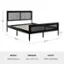 Material: Solid Wood Frame
Dimensions: 63.5" x 83.5" x 83.5" x 4-4"
Capacity: 800lbs. Static Weight