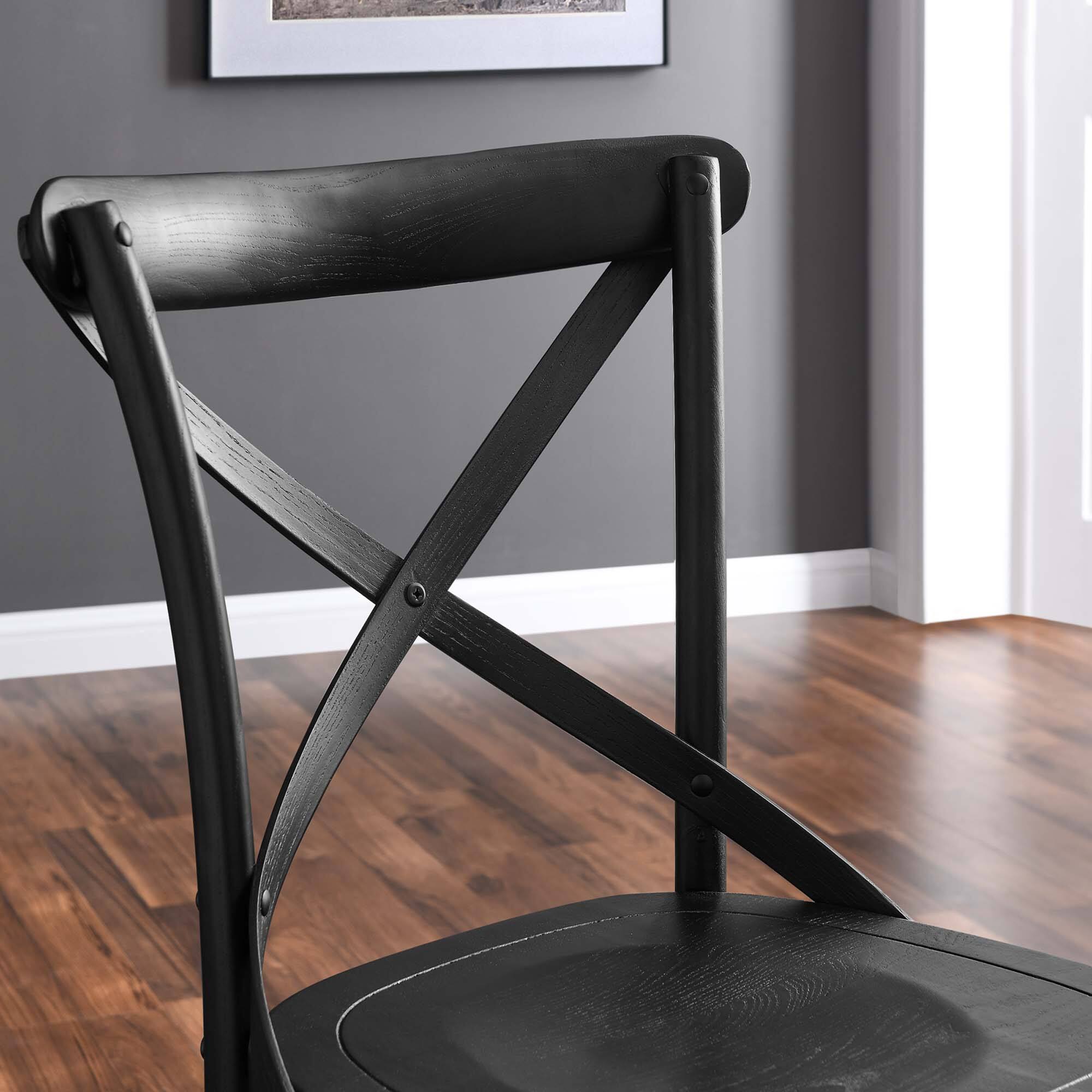Alt View 6. Modway - Gear Dining Side Chair by Modway - Black.