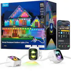 Govee
200ft WHITE
Dual-Layer Lighting Effect
P68 Waterproof String Lights
Cuttable & Spliceable
App Control
Govee Permanent Outdoor Lights 2 Pro
Outdoor
works with Alexa
works with Google Home
matter
Permanent Lights I Connected
Color
DIY
Reger
AI
Store
Copley
Kensing
Lighting effects
SUGAR 2 to
Govee Permanent Outdoor Lights 2 Pro
Outdoor
works with Alexa
works with Google Home
matter