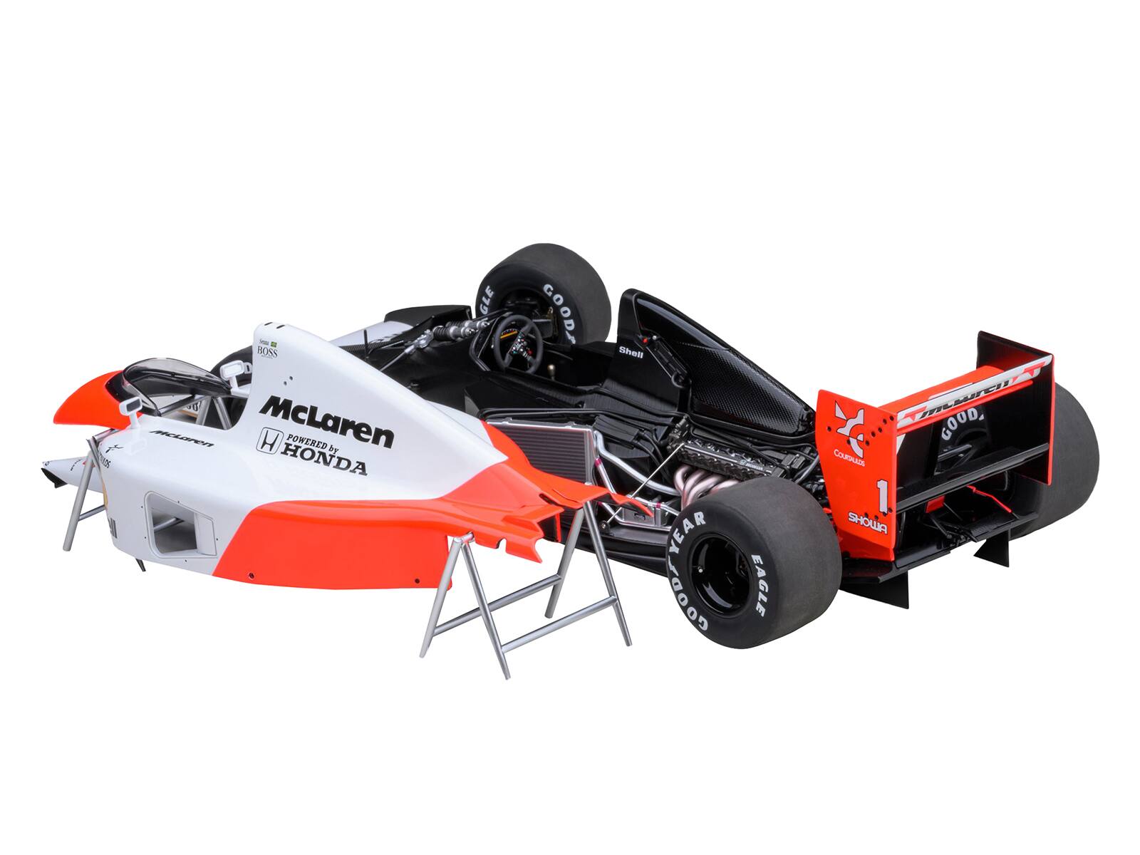 Autoart 1/18 McLaren Honda MP4/6 1991 #1 Ayrton Senna (con Logo McLaren) - Nuova Uscita 2025 - Foto 5