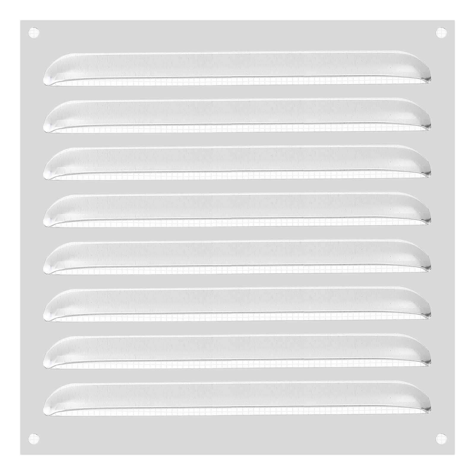 "Unique Bargains - 10""x10"" Aluminum Vent Cover, Screen Air Grille Ventilation Cover HVAC Louvered Grill Built-in Mesh for Home - Silver" price history on PriceWatchPro