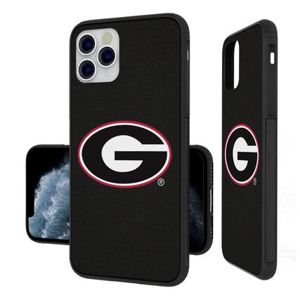 Front. Keyscaper - Georgia Bulldogs iPhone Solid Design Bump Case - 16 - Multicolor.