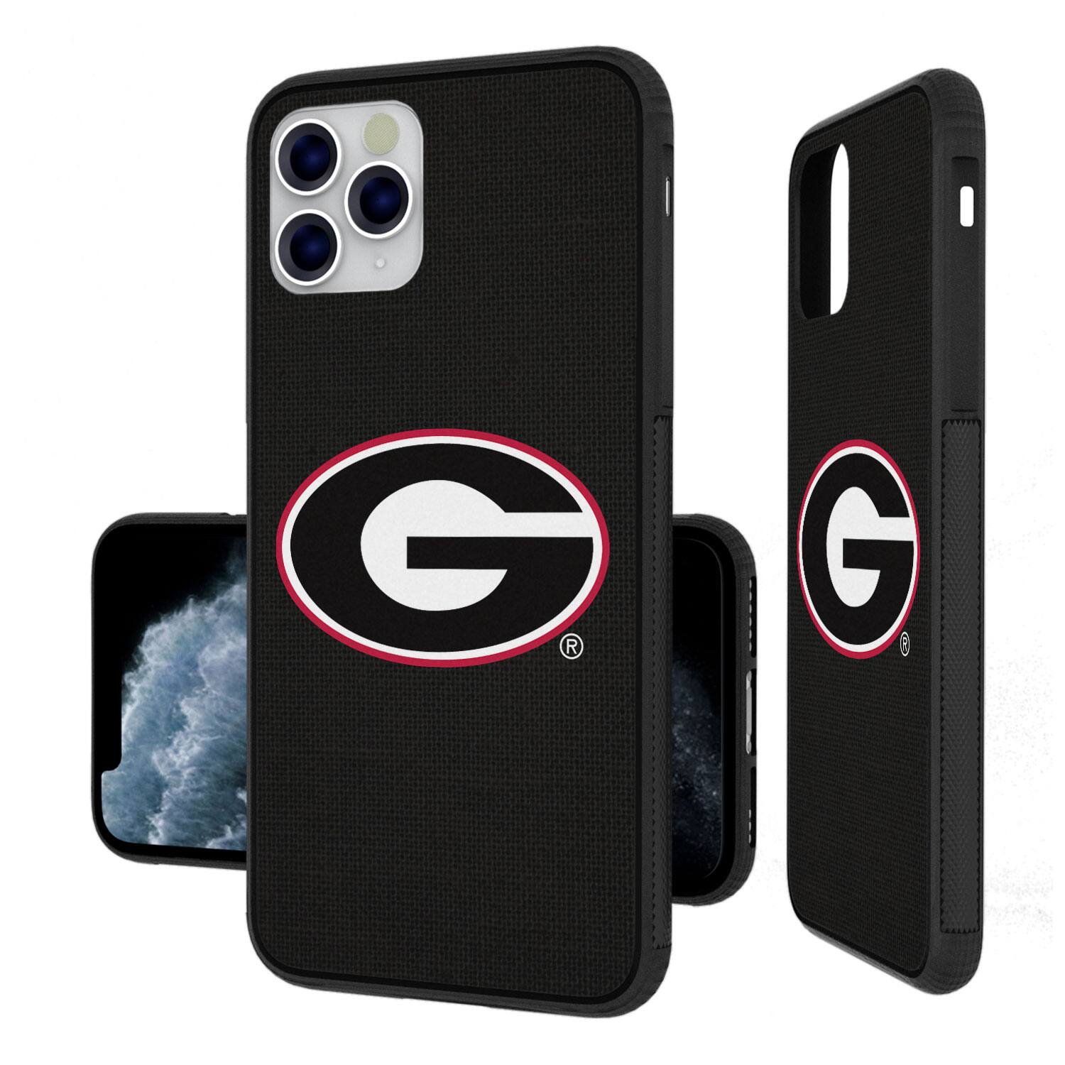 Front. Keyscaper - Georgia Bulldogs iPhone Solid Design Bump Case - 16 - Multicolor.