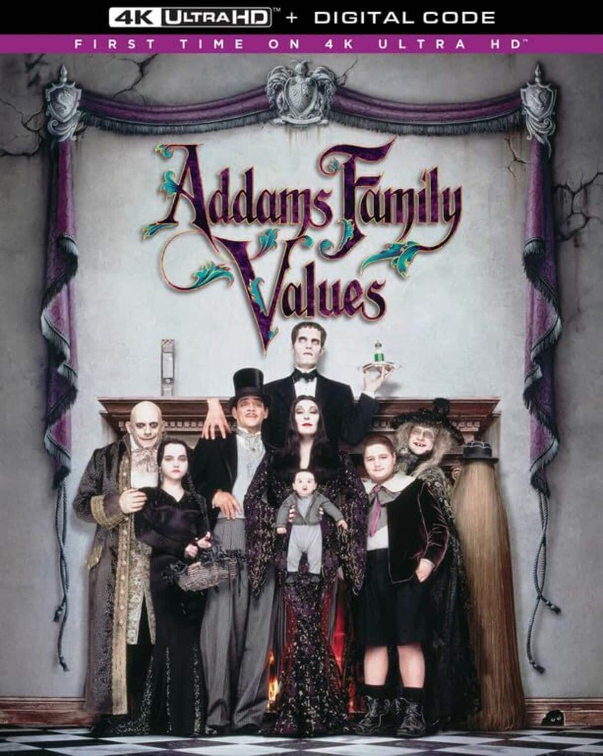 Front. Addams Family Values   - 4K Blu-Ray.