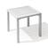 Alt View 7. Crestlive Products - Crestlive Products 16in Aluminum Patio Side Square Outdoor End Table 15.7inWx15.7inL White - White.