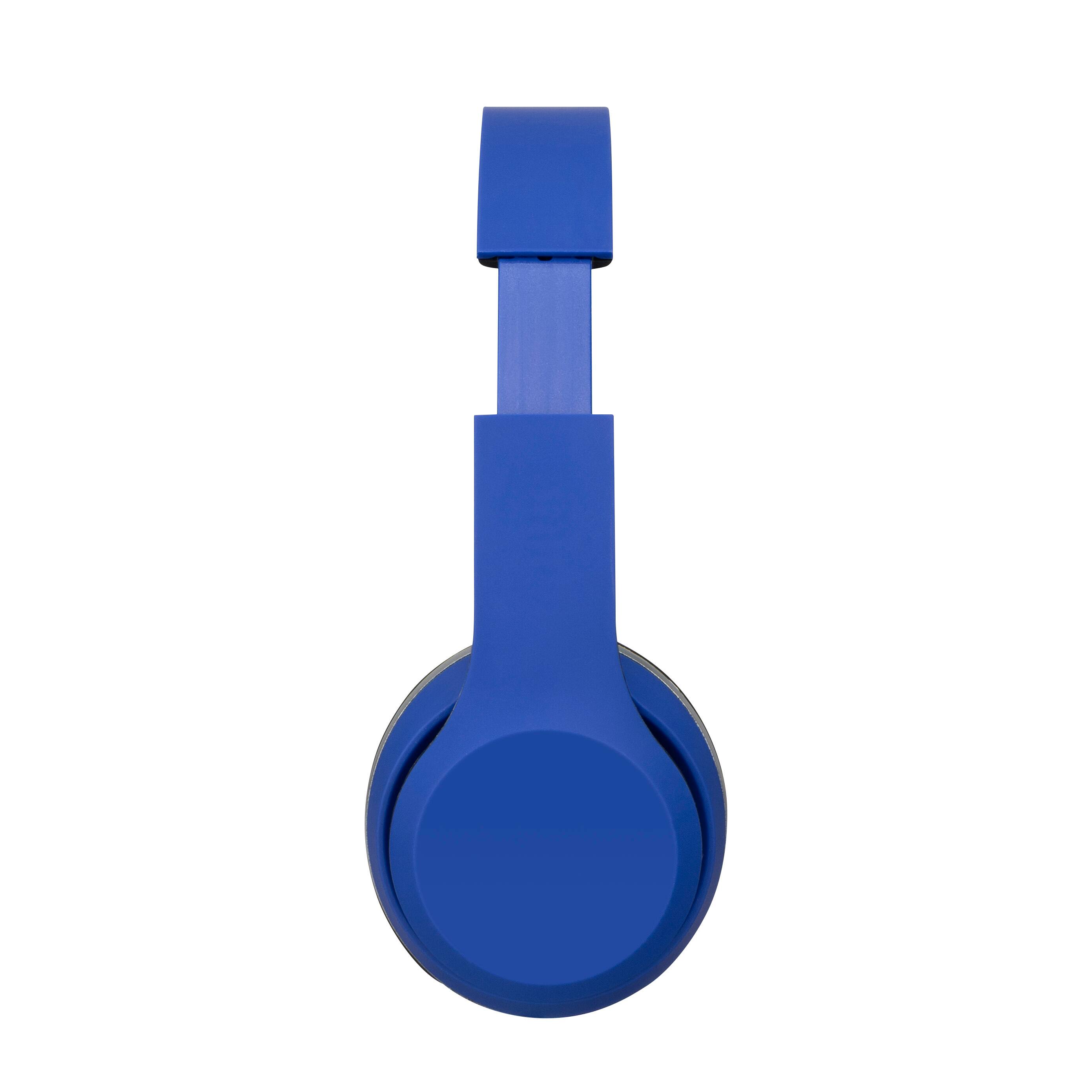Alt View 3. iLive - iLive 40mm Driver Headphones, Blue, IAH57BU.