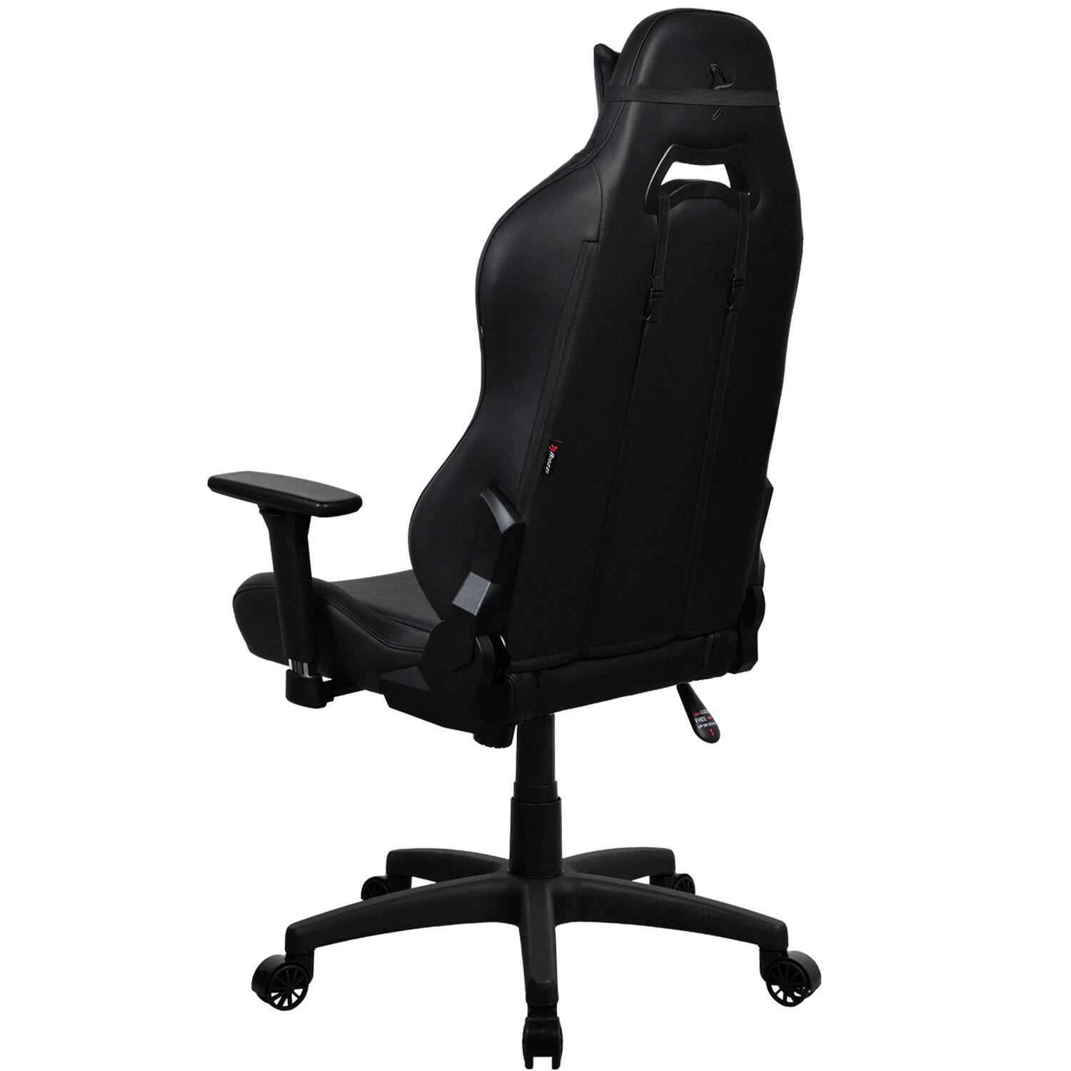 Alt View 12. Arozzi - Torretta Soft PU Gaming Chair - Pure Black.