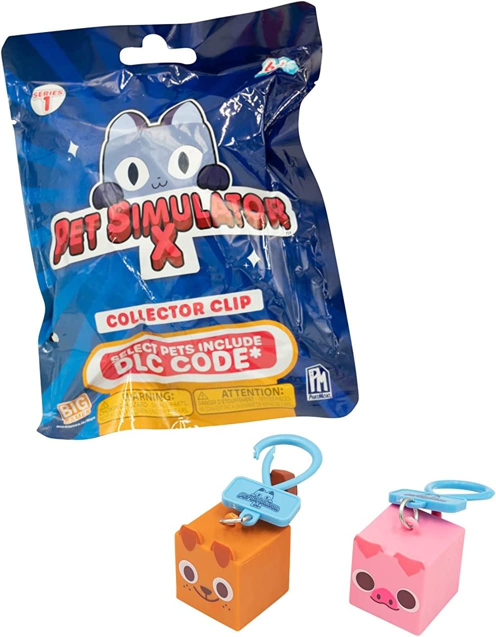 6 SERIES 1 PET SIMULATOR X CLIP COLLECTOR SELECT PETS INCLUDE DLC CODE* ATTENTION: PM WARNING