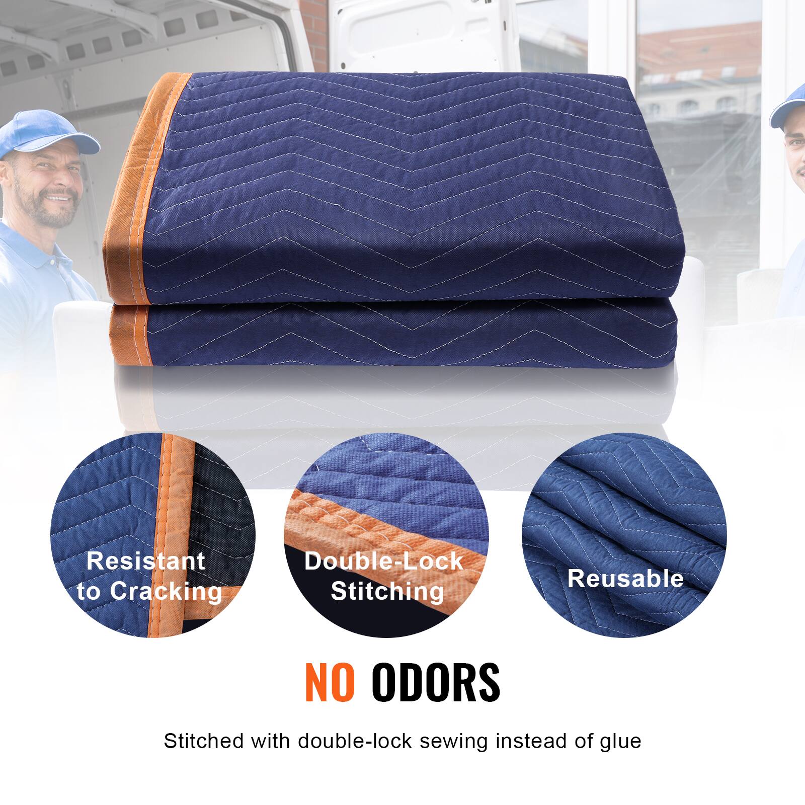 - Resistant to Cracking
- Double-Lock Stitching
- Reusable

NO ODORS

Stitched with double-lock sewing instead of glue