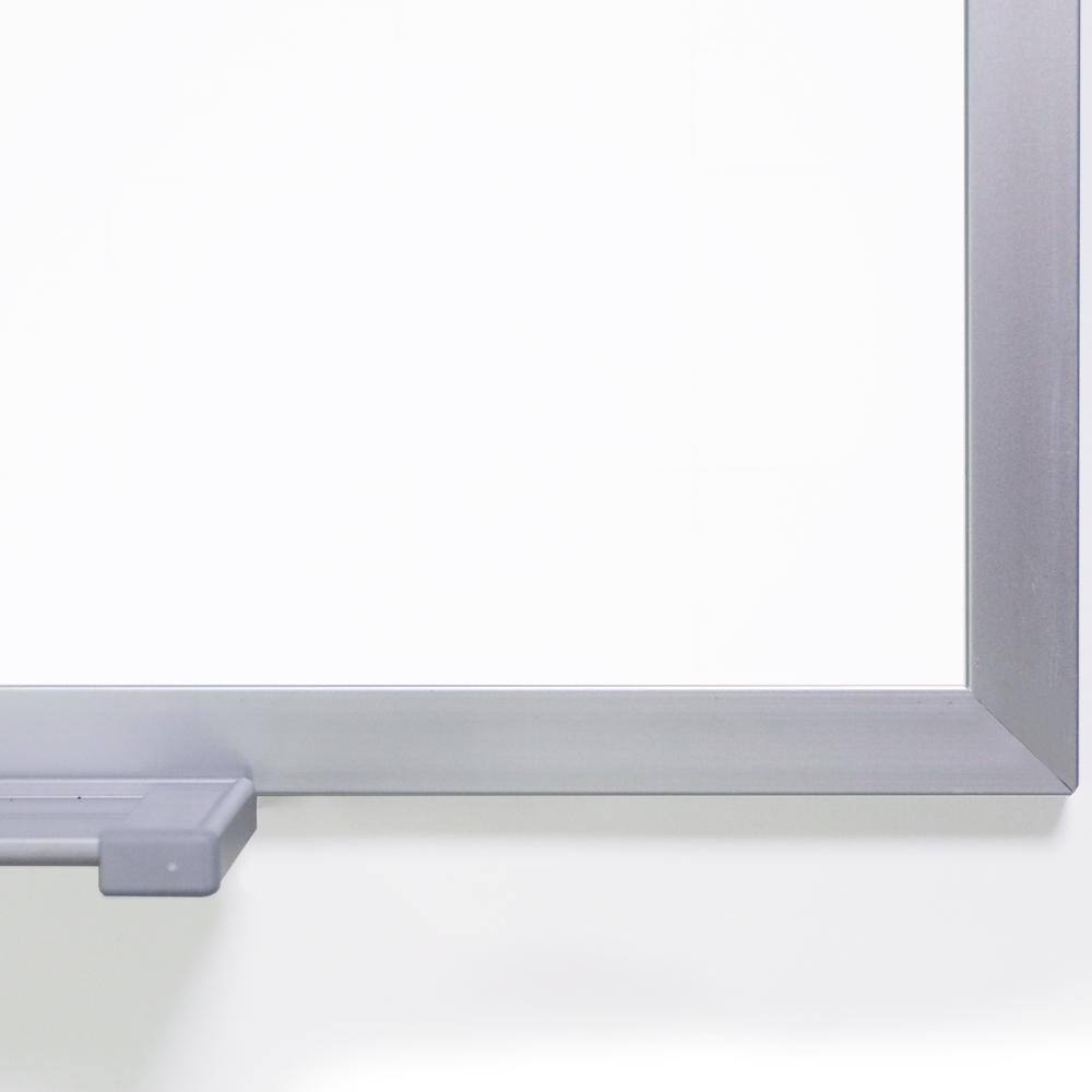 Left. Ghent - Ghent Magnetic Porcelain Whiteboard with Aluminum Frame, 2'H x 3'W.