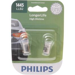 Philips - LongerLife Incandescent Parking/Stop/Tail/Turn Miniature Automotive Bulb 1445LLB2