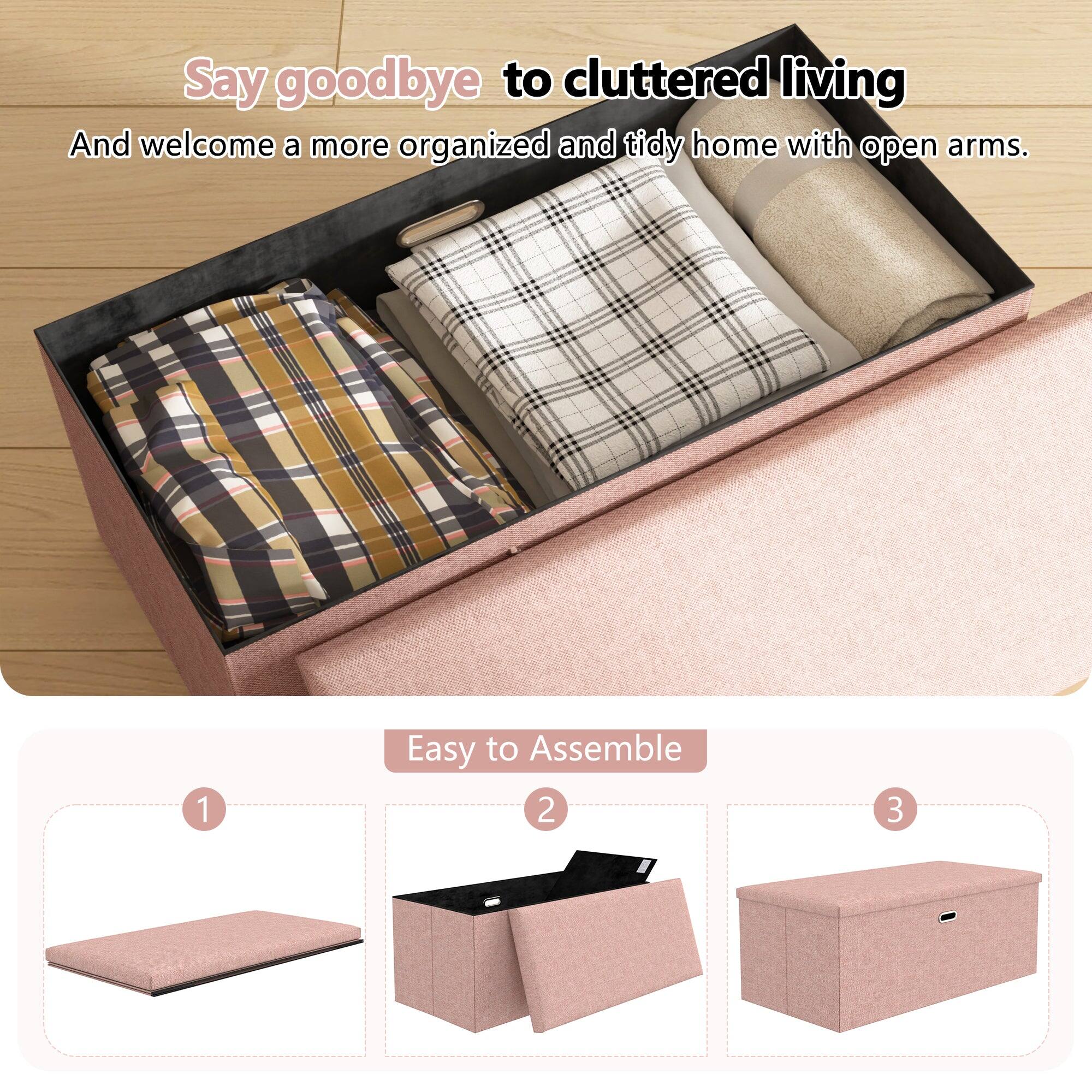 Say goodbye to cluttered living  
And welcome a more organized and tidy home with open arms.  

Easy to Assemble  
1  
2  
3