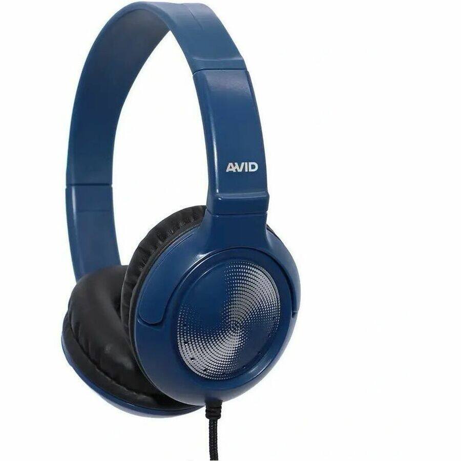 Alt View 1. Avid - AVID AE-54 Headphone - Stereo - USB Type C - Wired - 32 Ohm - 20 Hz to 20 kHz - Over-the-head, On-ear - Binaural - Blue.