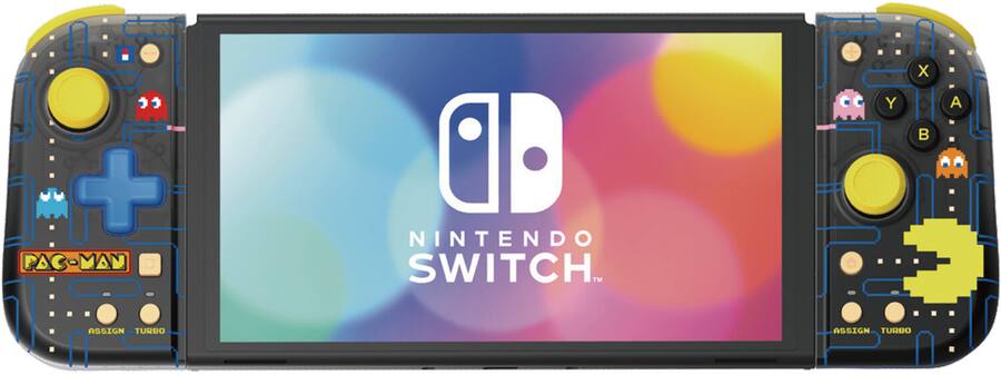 Nintendo Pcman Hori Split Pad Compact: PAC MAN for Nintendo Switch Officially Licensed ...