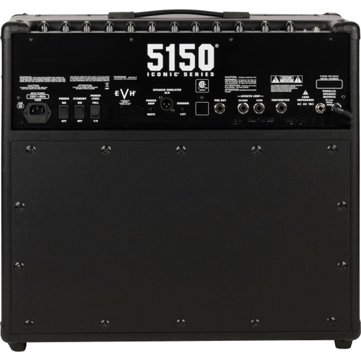 5150  
ICONIC SERIES  
EVH

- Pre Out
- Effects Loop
- Footswitch
- Power Amp
- Standby
- Power Level
- Master
- Presence
- Mid
- Bass
- Treble
- Gain
- Resonance
- Bright
- Deep
- Normal
- Boost
- Speaker Output
- Speaker Input
- Ground Lift

- CAUTION
- WARNING
- DANGER
- NOTICE

- 100% SOLID STATE
- 100% TUBE
- 100% TUBE
- 100% SOLID STATE
- 100% TUBE
- 100% SOLID STATE

- 100% TUBE
- 100% SOLID STATE
- 100% TUBE
- 100% SOLID STATE

- 100% TUBE
- 100% SOLID STATE
- 100% TUBE
- 100% SOLID STATE

- 100% TUBE
- 100% SOLID STATE
- 100%