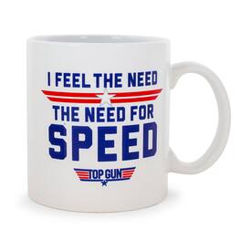 Silver Buffalo - Top Gun "The Need For Speed" Ceramic Mug | Holds 20 Ounces - Blue