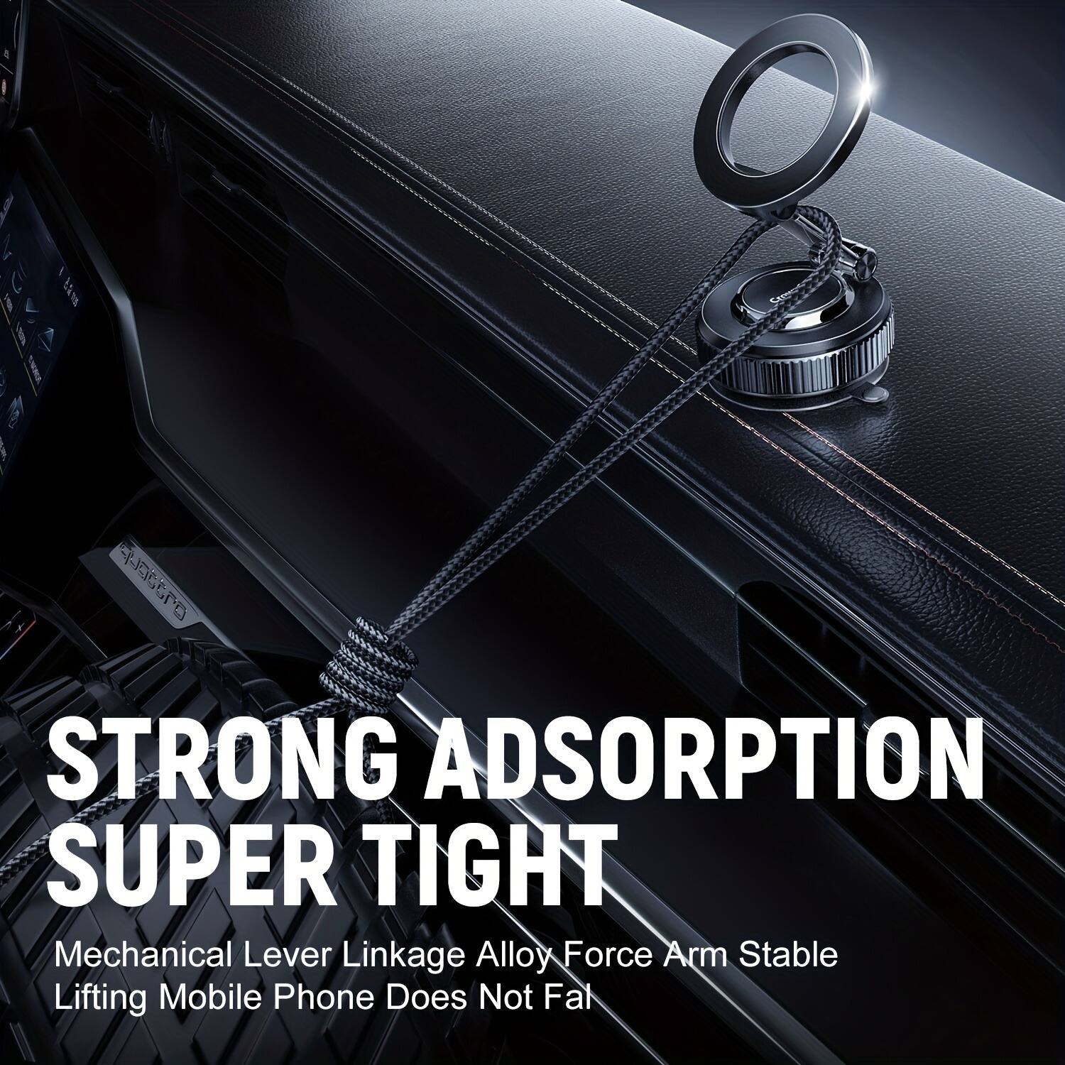 STRONG ADSORPTION SUPER TIGHT  
Mechanical Lever Linkage Alloy Force Arm Stable  
Lifting Mobile Phone Does Not Fall