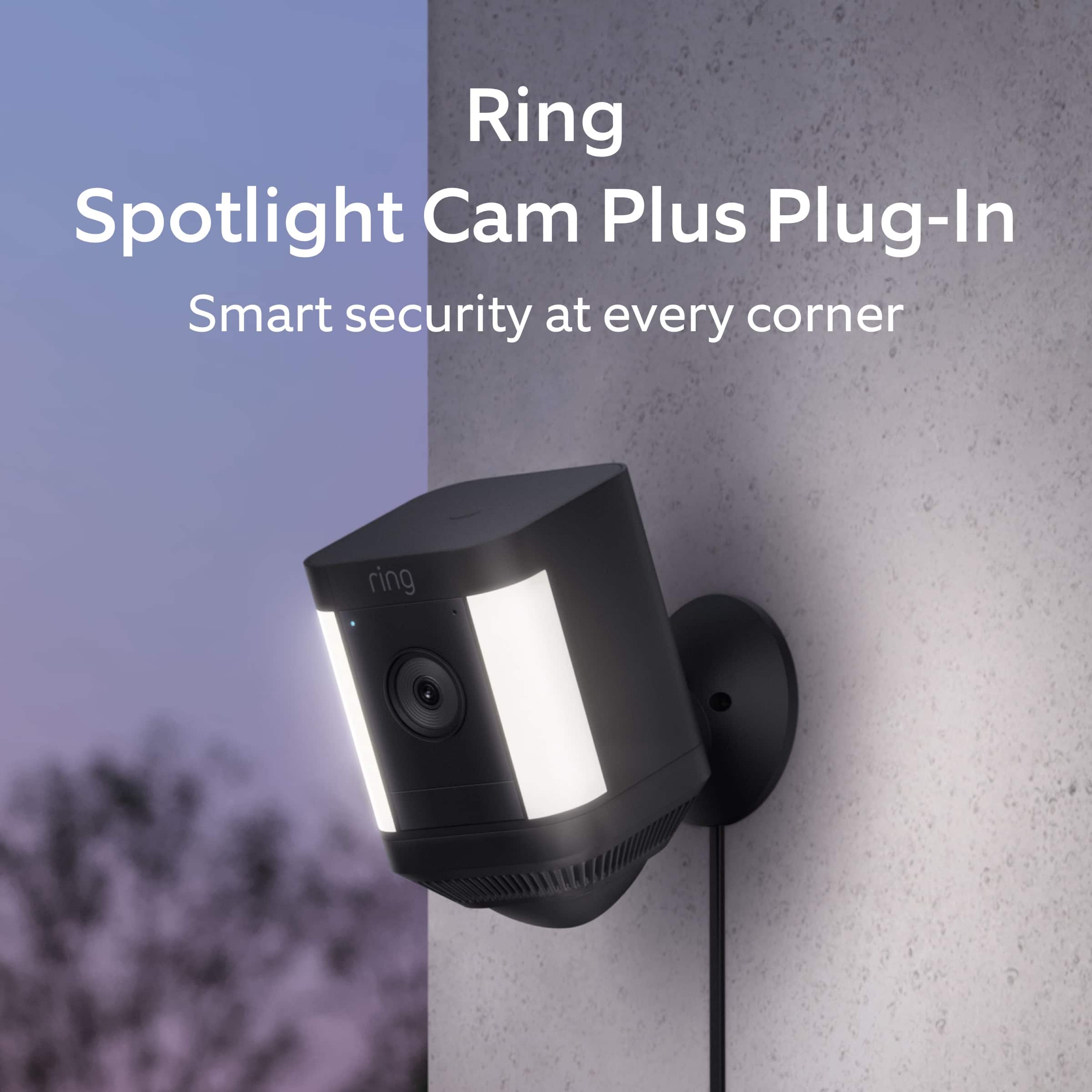 Ring Spotlight Cam Plus Outdoor/Indoor 1080p Plug-In