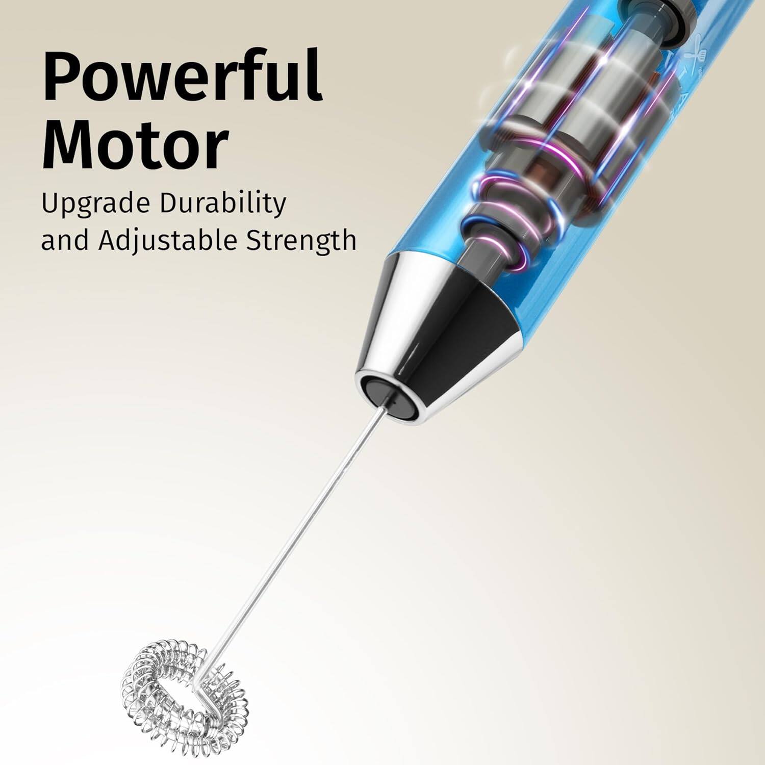 Powerful Motor  
Upgrade Durability and Adjustable Strength
